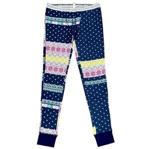 Victoria's Secret Geometric Snowflake Pattern Pajama Leggings Small